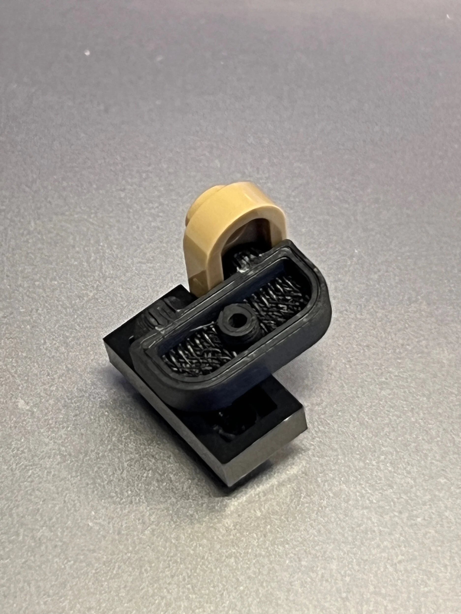 1x2 Plate bracket rounded (10 Pc.)