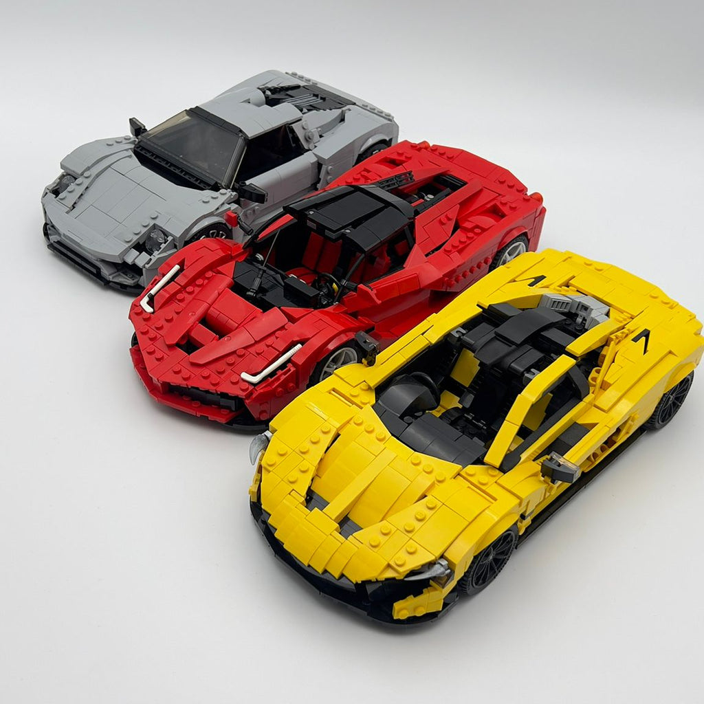 The Holy Trinity Bundle — P1 + LaFerrari + 918 - 3DSupercarBricks