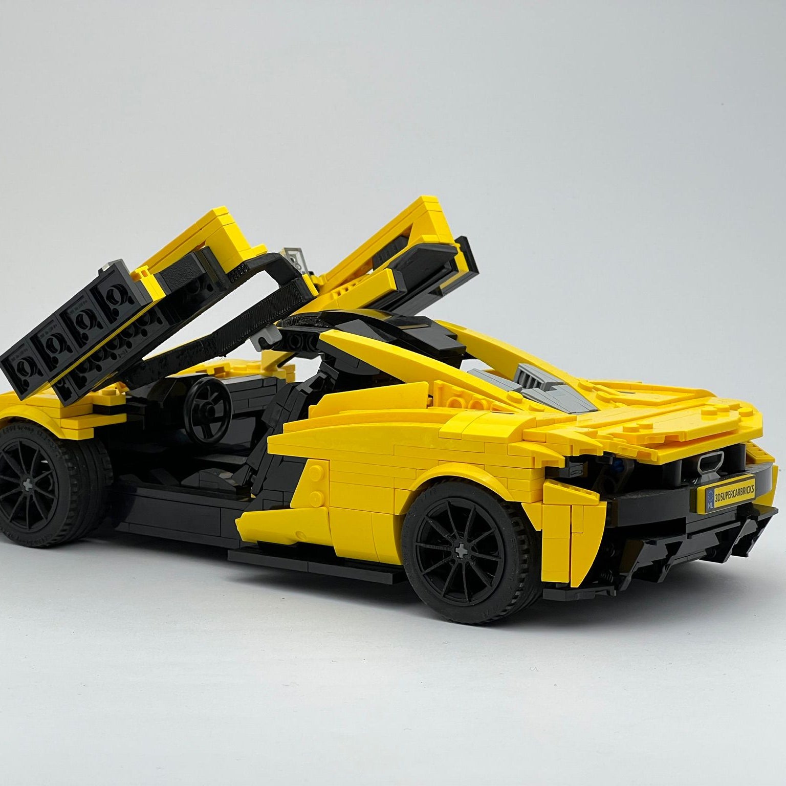 McLaren P1 Brick Build Kit - 3DSupercarBricks