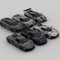 The Koenigsegg Collection — 6 Models - 3DSupercarBricks