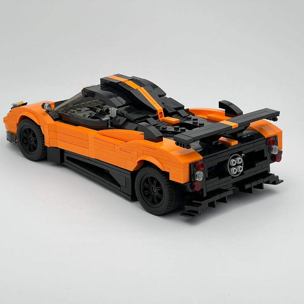 Pagani Zonda CinqueBrick Build Kit - 3DSupercarBricks