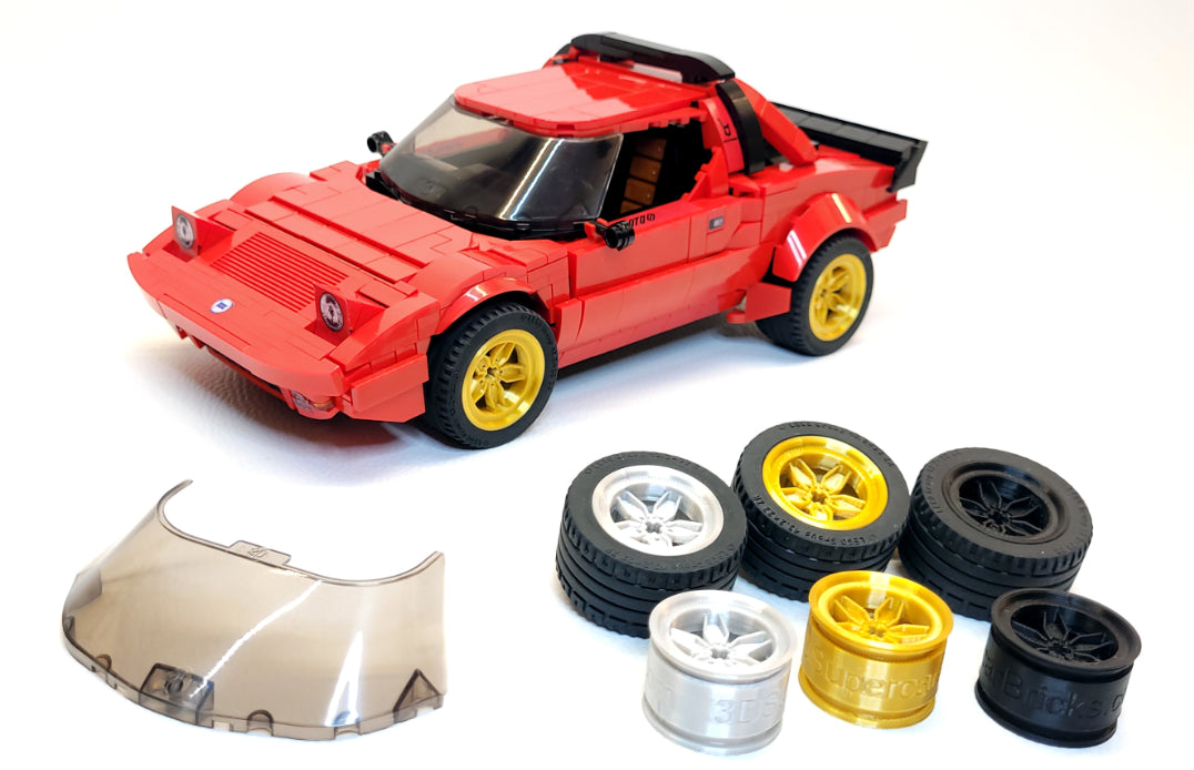 Windscreen + wheels for Stratos
